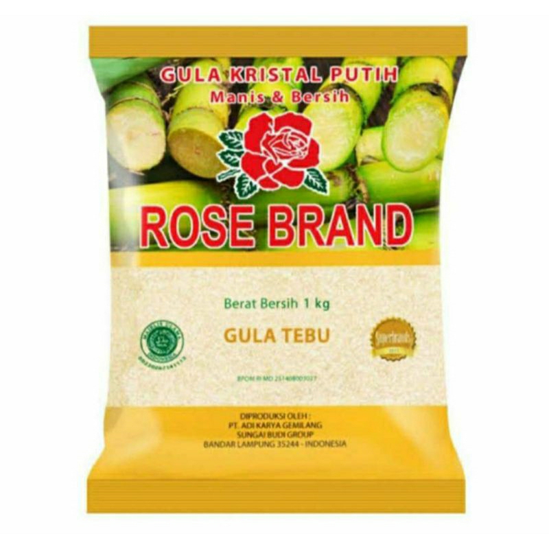 

RoseBrand Gula pasir Tebu Kuning 1 kg