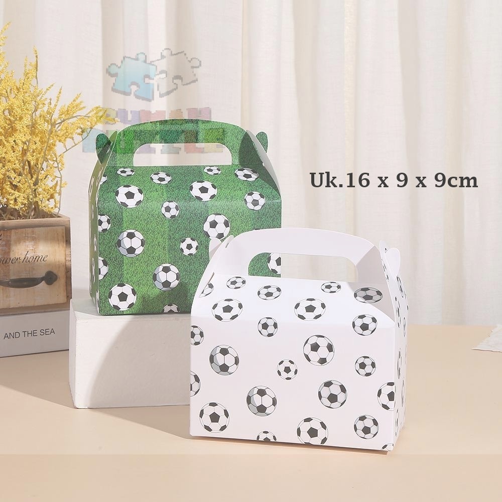 

Box Kue Ulang Tahun / Box Hampers Motif Bola / Box snack / Box Souvenir