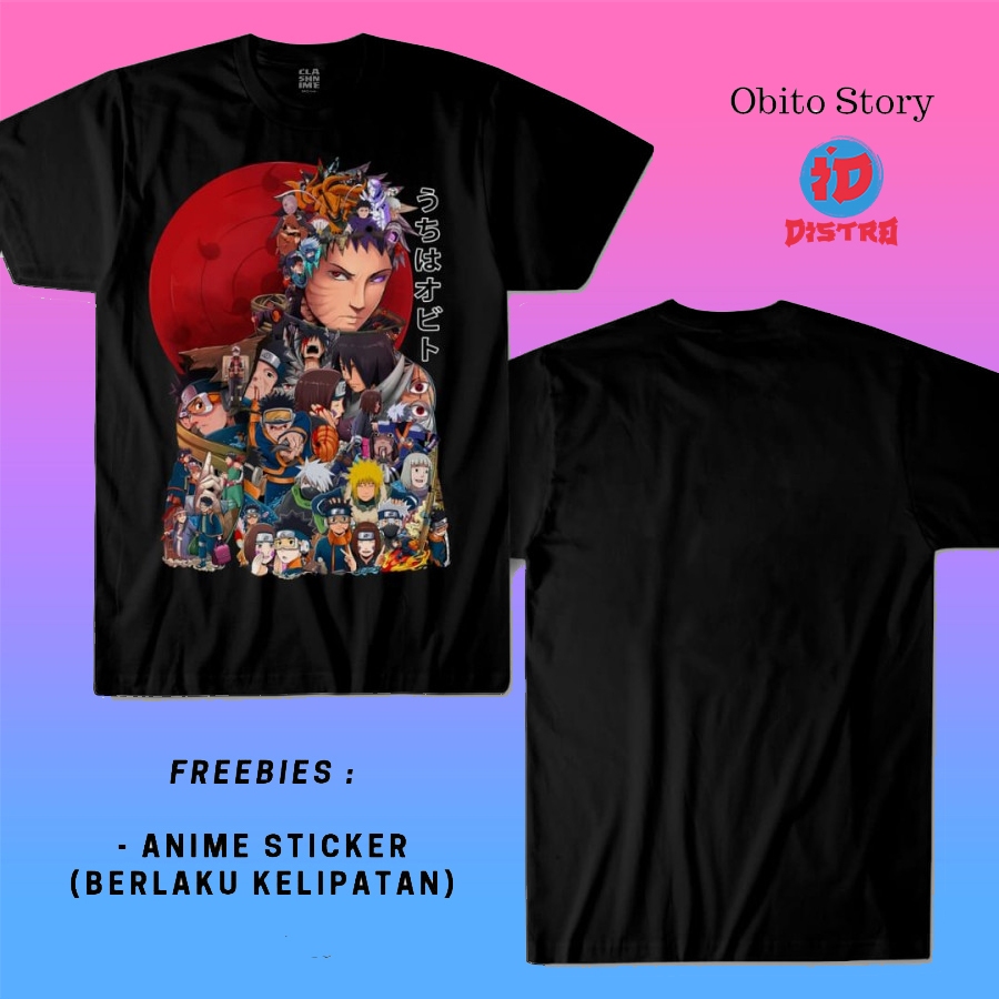 Kaos Anime Obito Uchiha Story-ID DISTRO