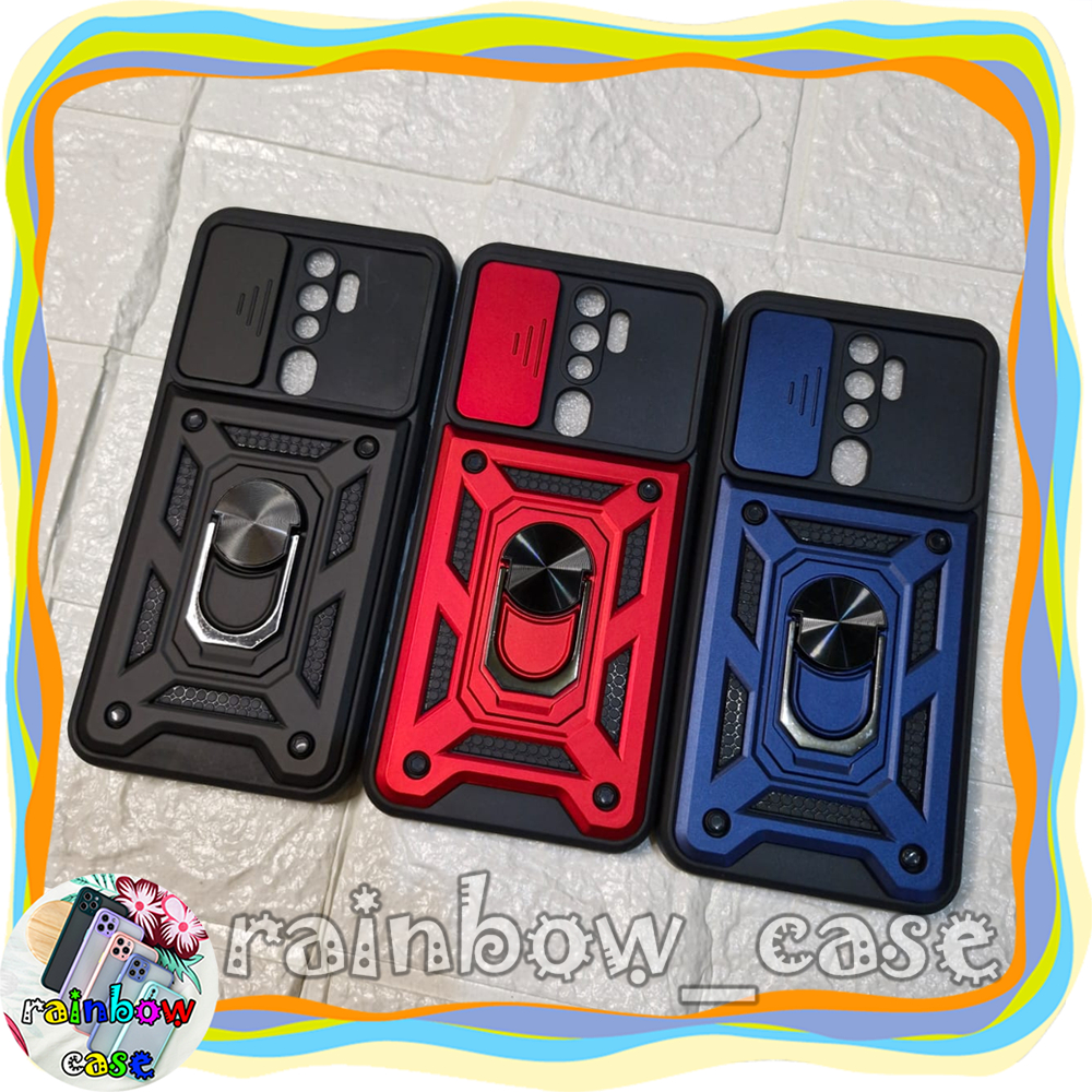 OPPO A5 2020 / A9 2020 CASE TRANSFORMER 2 IN 1 SLIDE CAMERA RINGSTAND