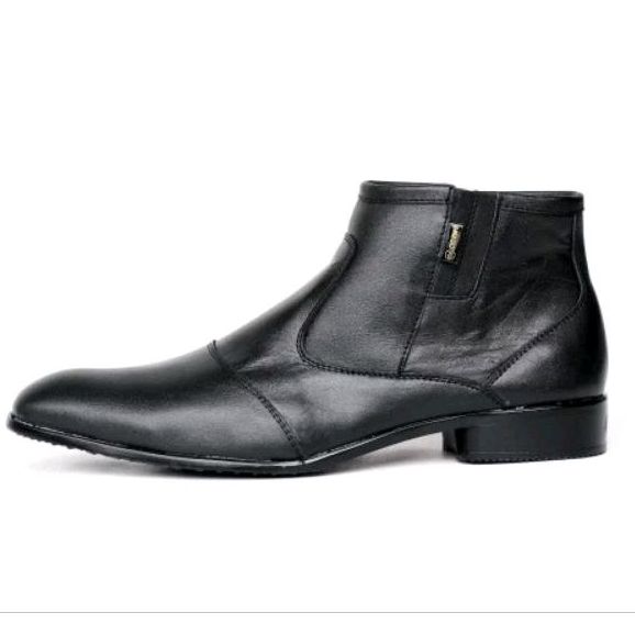 SEPATU PRIA KULIT ASLI BIG SIZE 39-47 ( BIG SIZE 44 45 46 47) PANTOFEL TINGGI RESLETING KULIT ASLI O