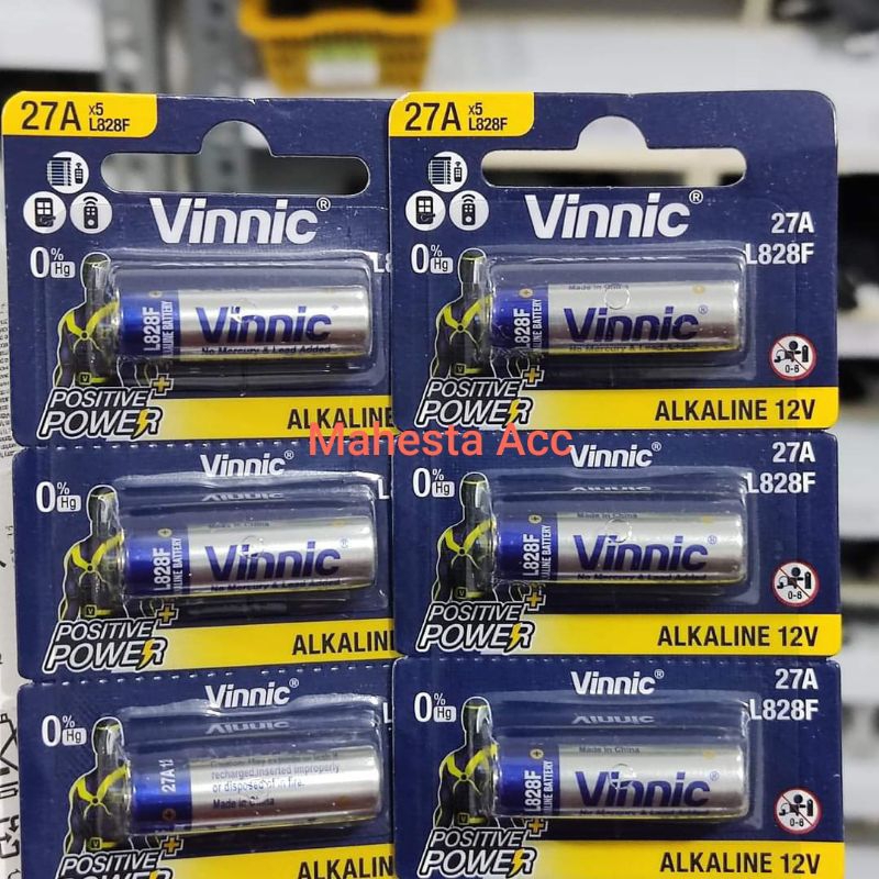 BATERAI 27 A SUPER ALKALINE BATRE VINNIC 27A L828F BATTERY REMOT MOBIL L 828 F