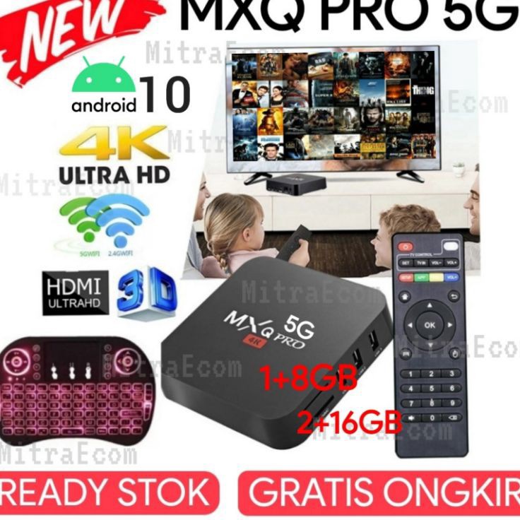 Mpf Android Set Top TV BOX MXQ PRO 5G RAM 2GB16GB  4GB32GB 1GB8GB 4K Smart TV Box MXQ Pro 5G b Speci