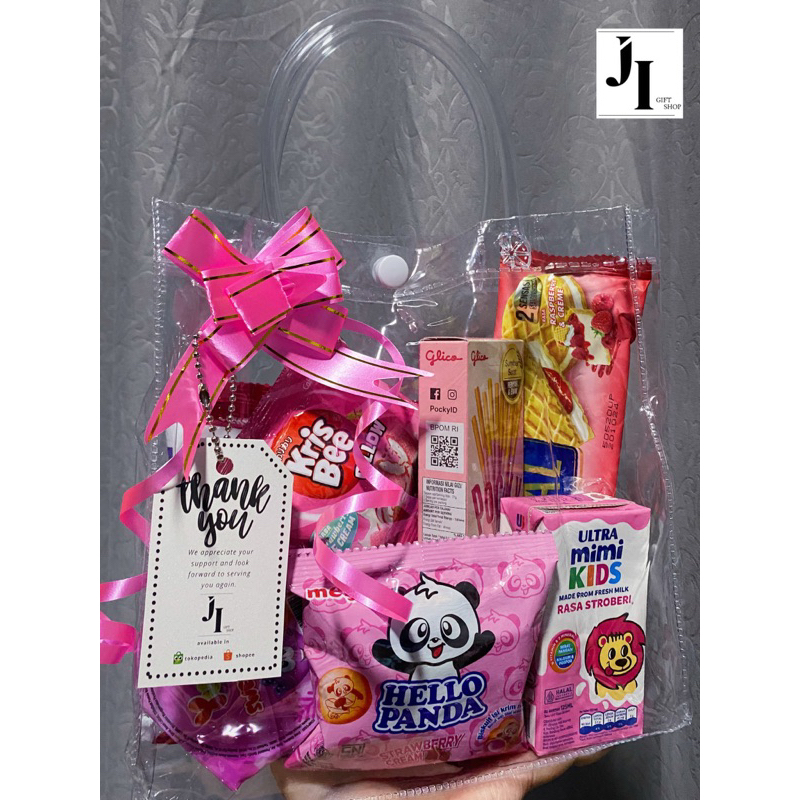 

Goodie Bag Tas Mika Tema Pink