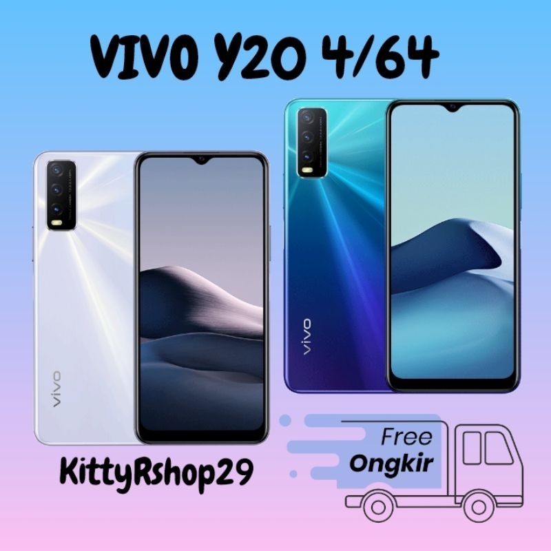VIVO Y20 2021 ram 4/64gb GARANSI RESMI 1 TAHUN