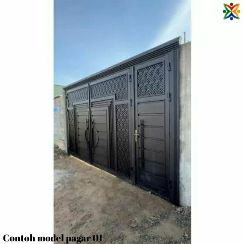 PAGAR RUMAH BUKA TUTUP OTOMATIS TERLARIS
