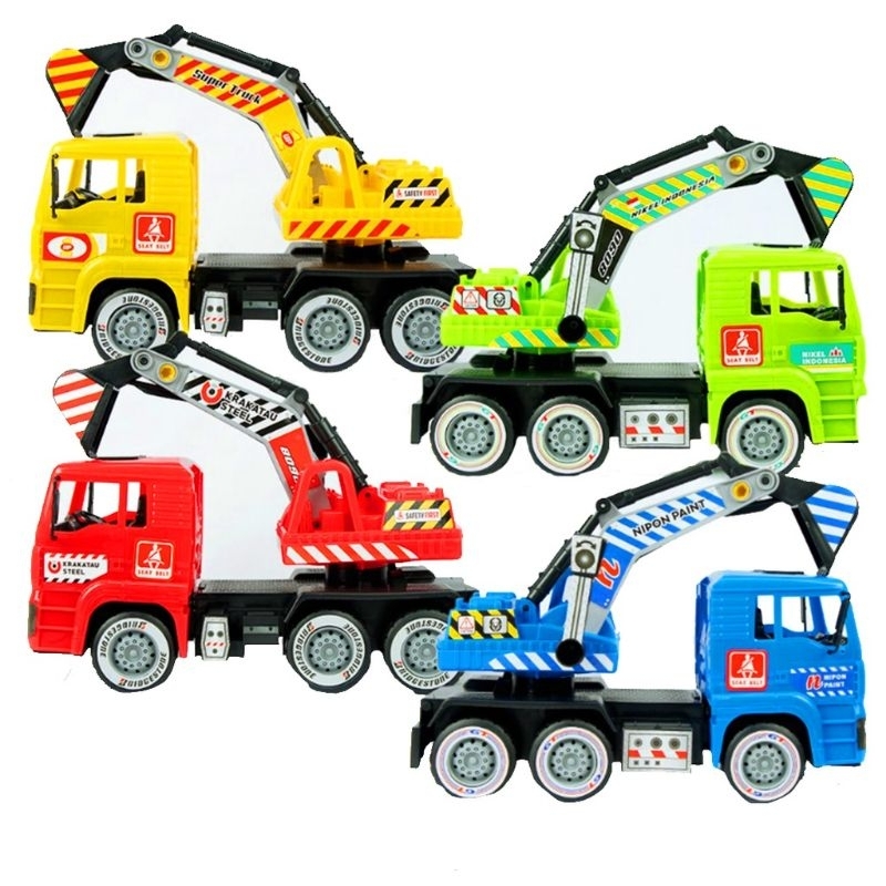 KEN - Mainan Mobil Truck Konstruction Beko Excavator KGP 8090