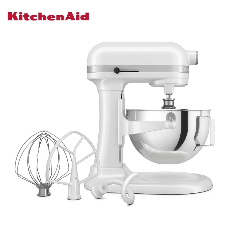 KITCHENAID HEAVY DUTY STAND MIXER 5KSM55SXXNWH - 5.5QT WHITE 5.2LITER