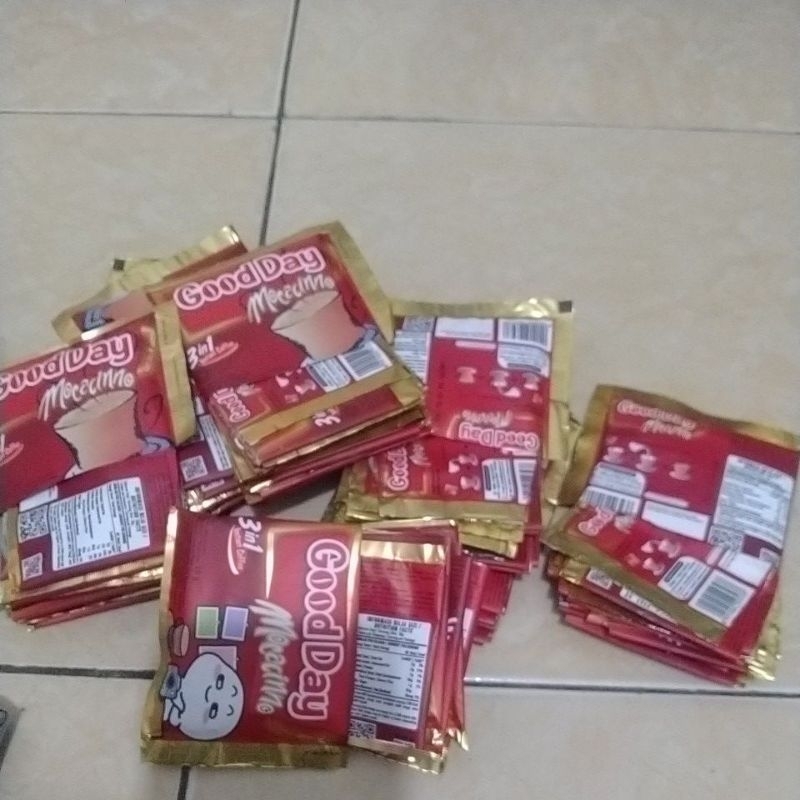 

bungkus kemasan kopi Good day untuk kerajinan 1 pcs