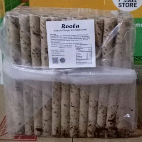 

Wafer Roll Rasa Coklat / Refil Astor Coklat 1kg