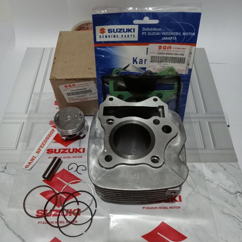 blok seher smash Titan set piston + topset Suzuki smash titan
