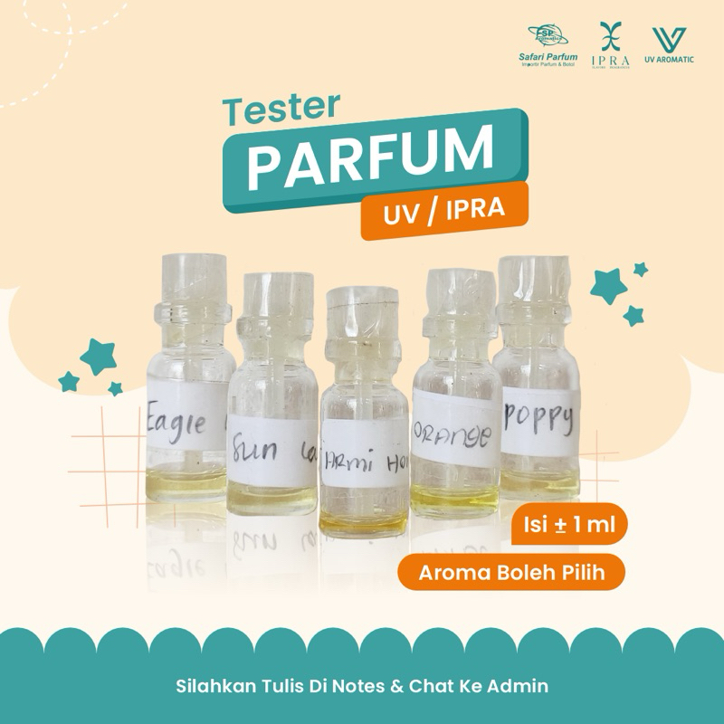 TESTER parfum IPRA & UV