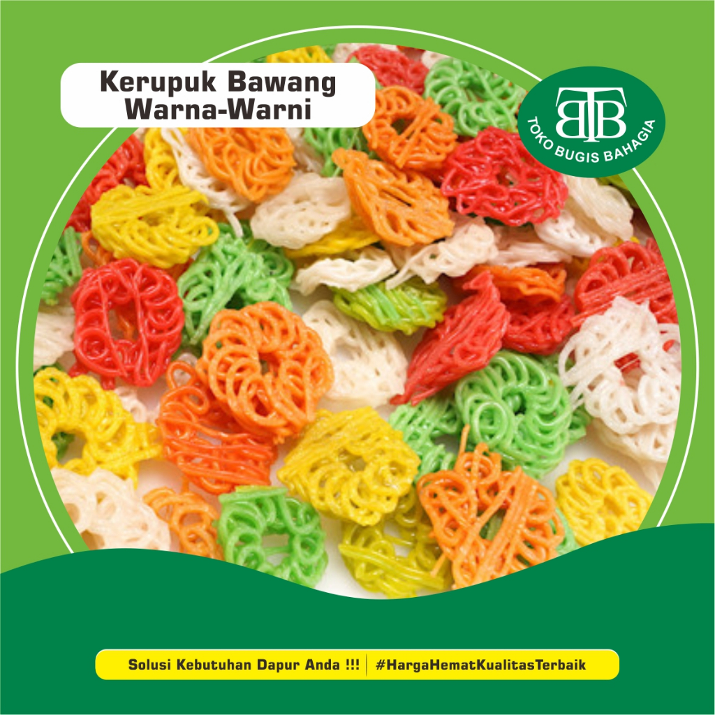 

Kerupuk Mawar Warna Warni Mentah