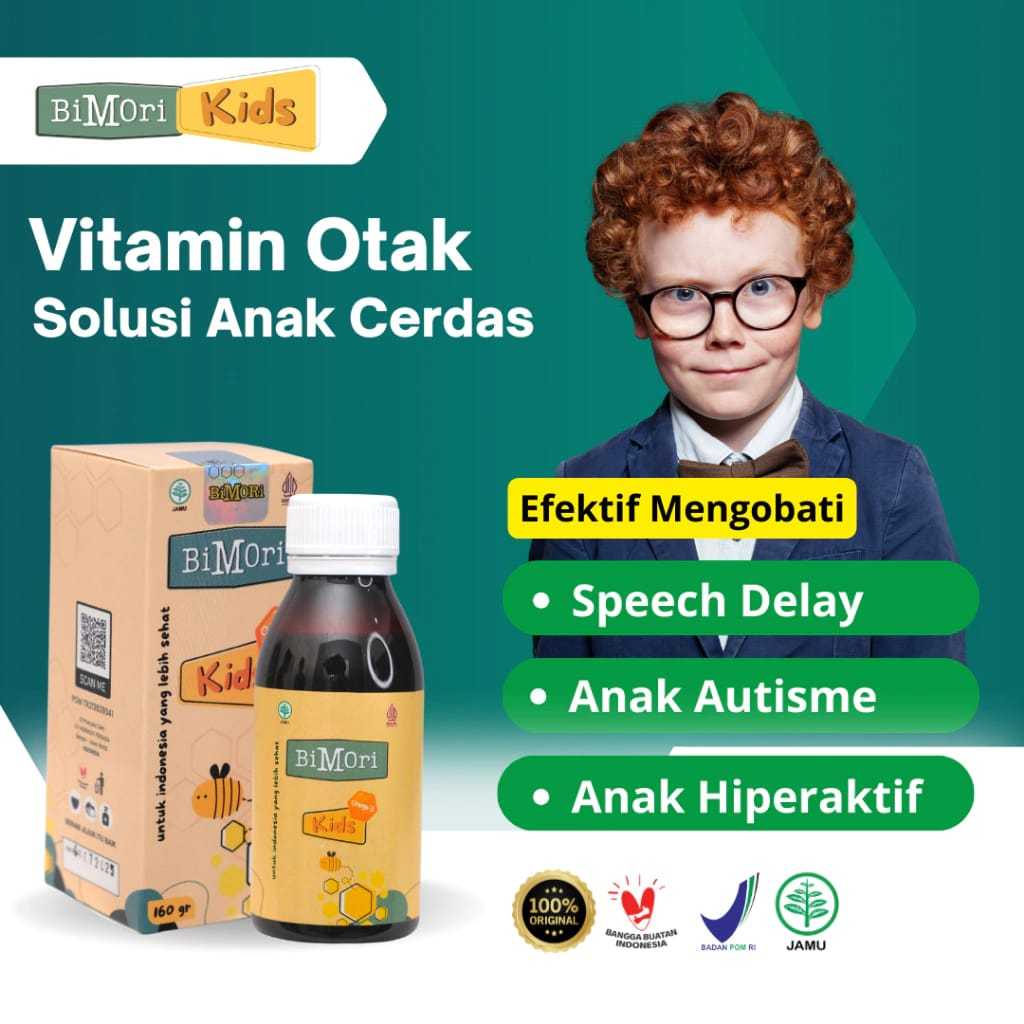 Bimori Kids Vitamin Otak Solusi Anak Cerdas Efektif Mengobati Autisme Terlaris