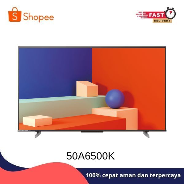 Salin TV Hisense 50 Inch Android Google TV 4K 50 Hisense 50A6500K 50A6500