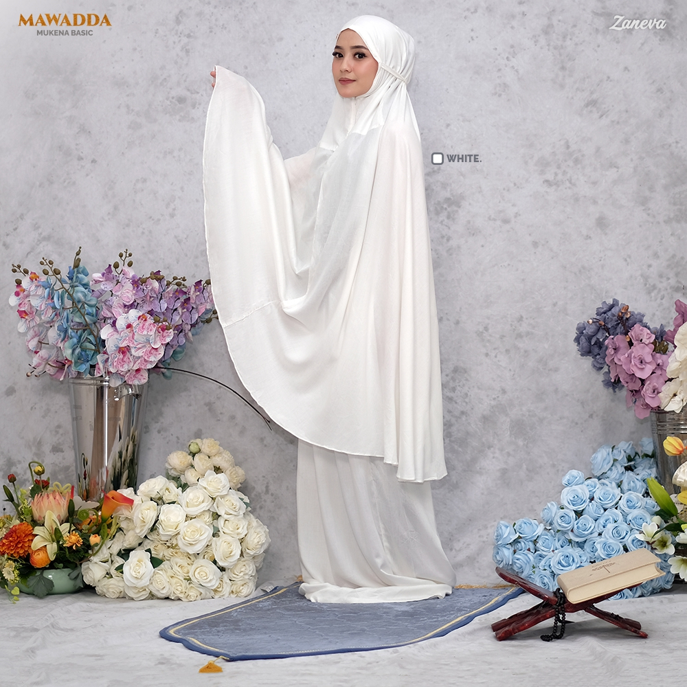 Zaneva - MAWADDA Mukena Basic Rayon Twill Premium by Zaneva || RAMADHAN BERSAMA ZANEVA
