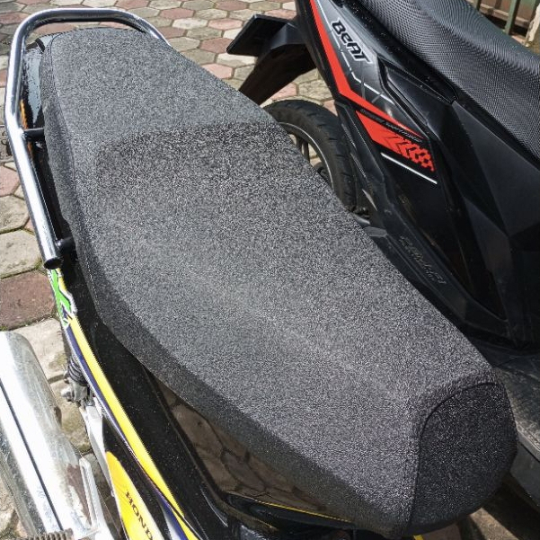 JOK Supra x lama - supra fit 110 lama - jok supra 110 kulit amplas