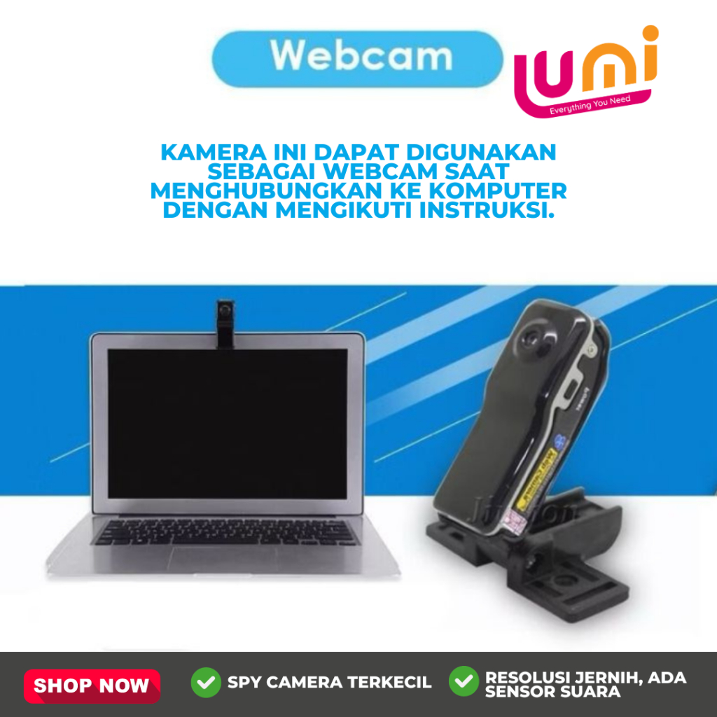 Kamera Mini MD80 Spy Kamera Pengintai Digital Video Foto Voice Recorder Thumb Action Mini DV DVR