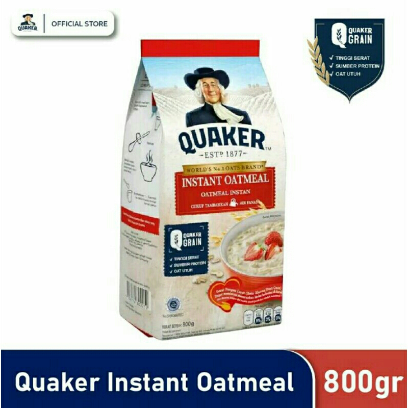

quaker oat instan merah 800gr