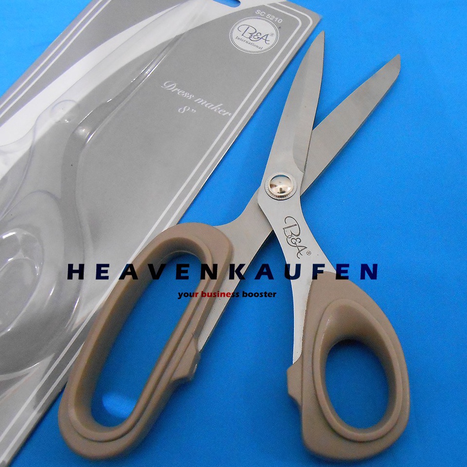 

BUE761 Terbaik Gunting 8 inch Dress Maker Merk BA Untuk Gunting Kain Jahit Konveksi Stainless Steel