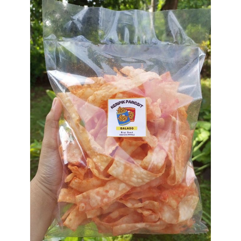 

Kripik Pangsit Balado Rizqi Snack