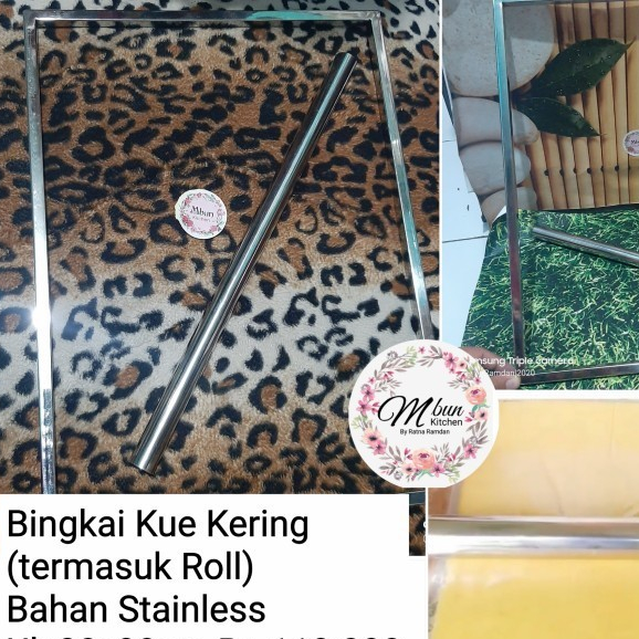 

populer] Bingkai Kue kering Besar dan Kecil plus Roll stainlesa