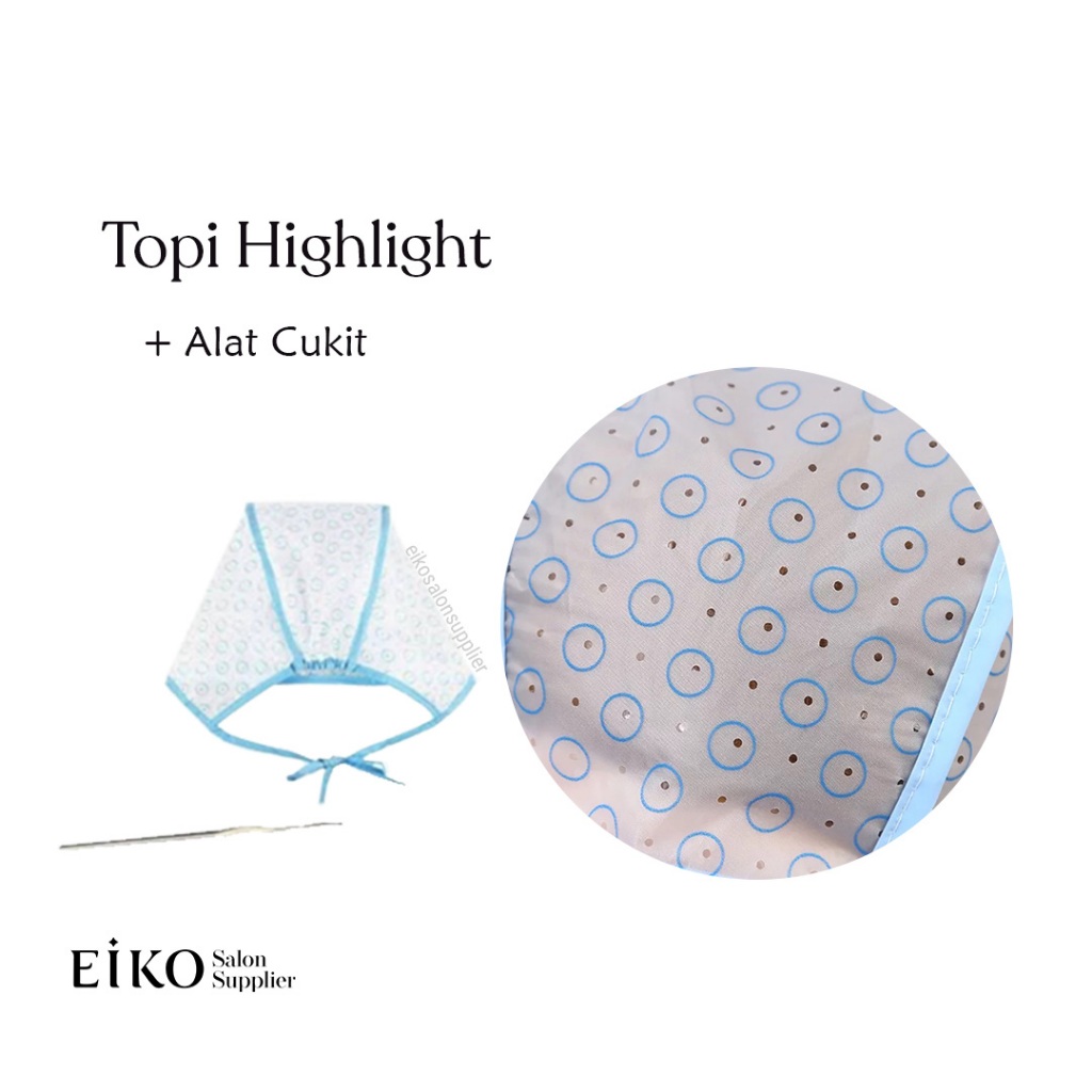 Topi Semir Cat Rambut Salon Highlight Bahan Plastik