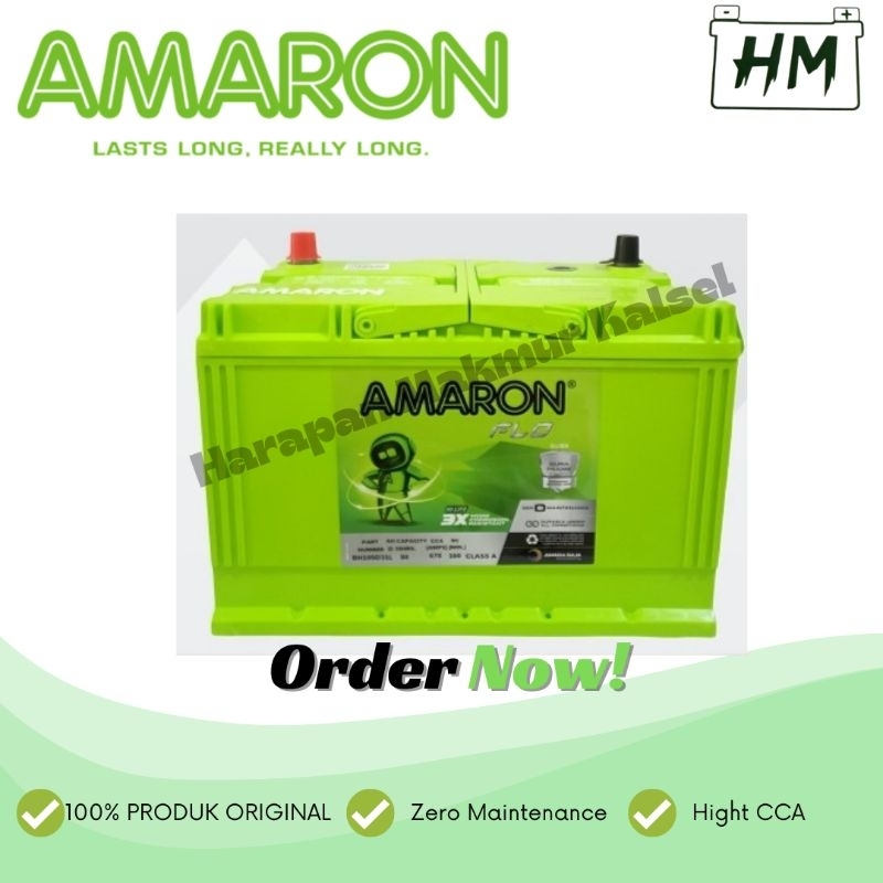 Aki Mobil Triton N70 ZL/105D31L Amaron Flo, 80 AH