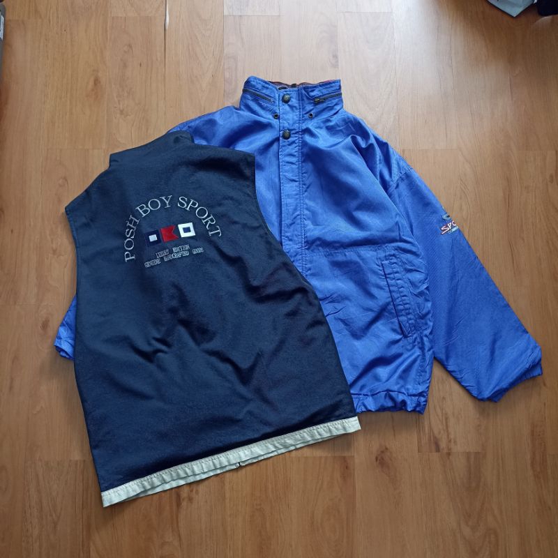 Bundle mizuno track & poshboy vest jacket