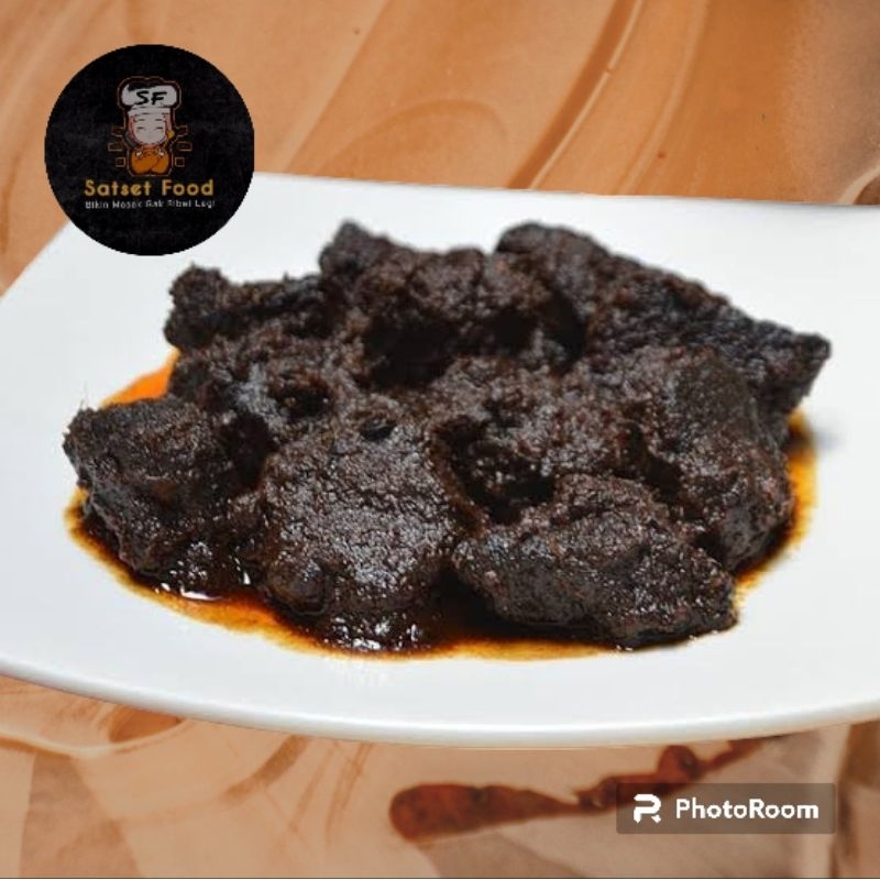 

Satset Food - Rendang Hitam Daging Sapi ±250Gr