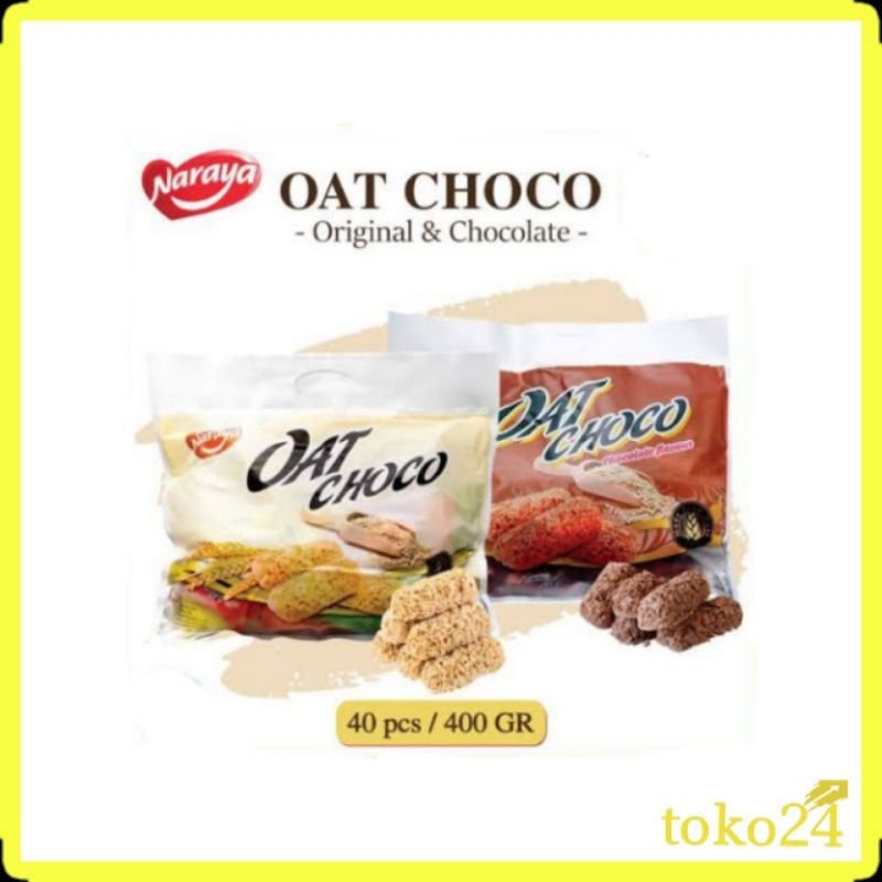 

Naraya Oat Choco Original & Chocolate 400 gr