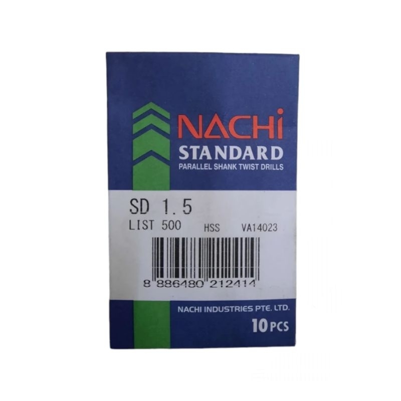 Bor Drill Nachi 1.5MM HSS NACHI Mata Bor Besi 1.5 mm hss nachi