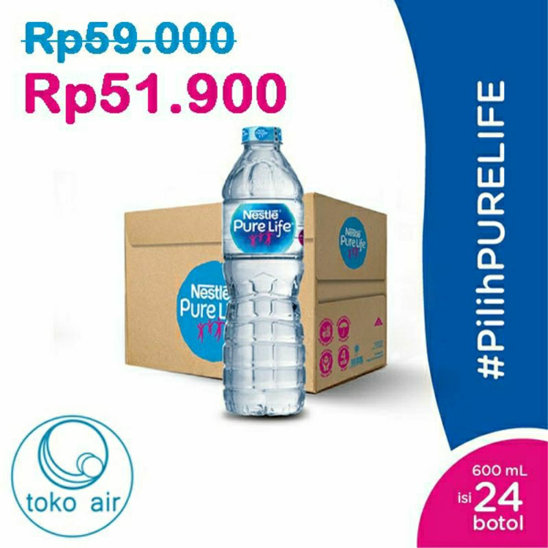 

Nestle Purelife 600 ml - Air Mineral