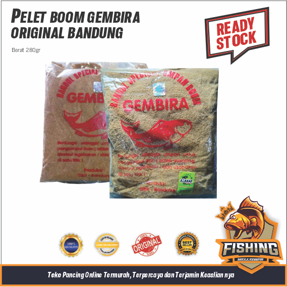 Pelet Bom Gembira Original GBR Bandung