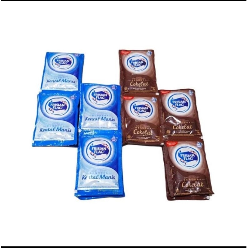 

susu bendera susu Frisian flag sachet 40 gram x 6pcs