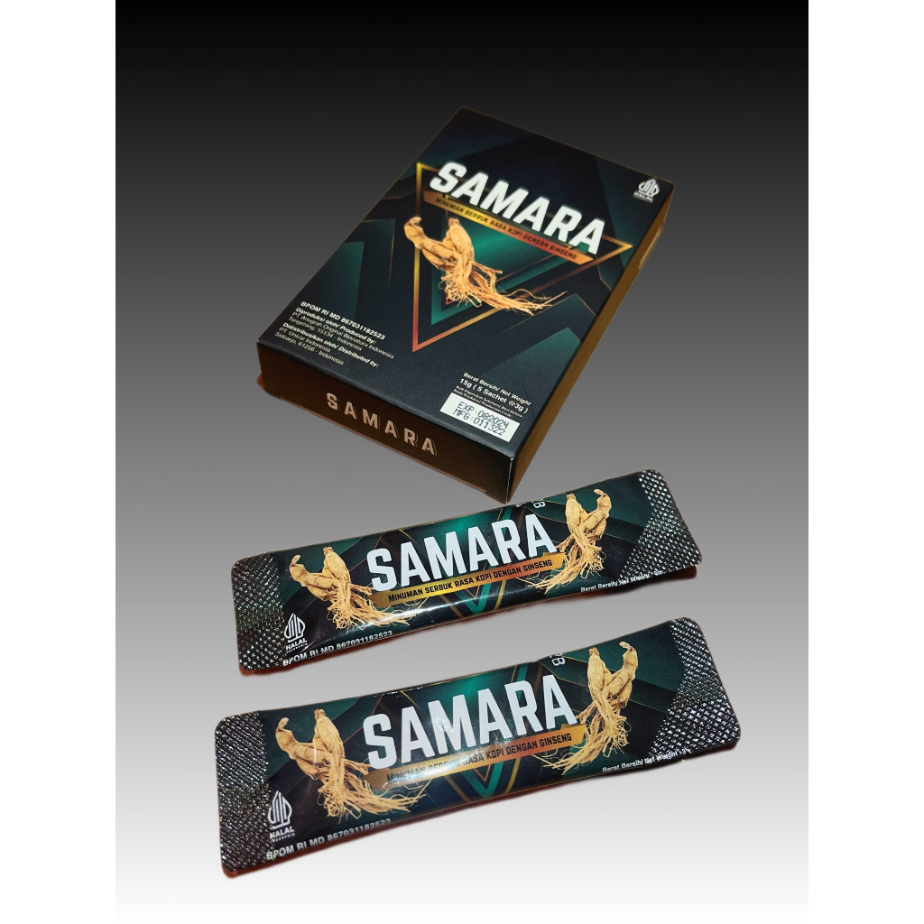 

SAMARA 2 SACHET MINUMAN SERBUK RASA KOPI DENGAN GINSENG