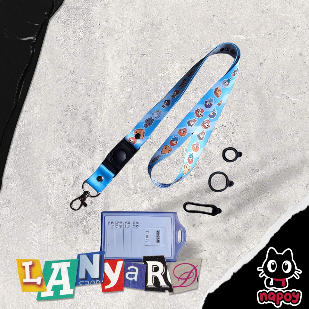 

Lanyard Id Card Pod Anime Studio Ghibli Characters