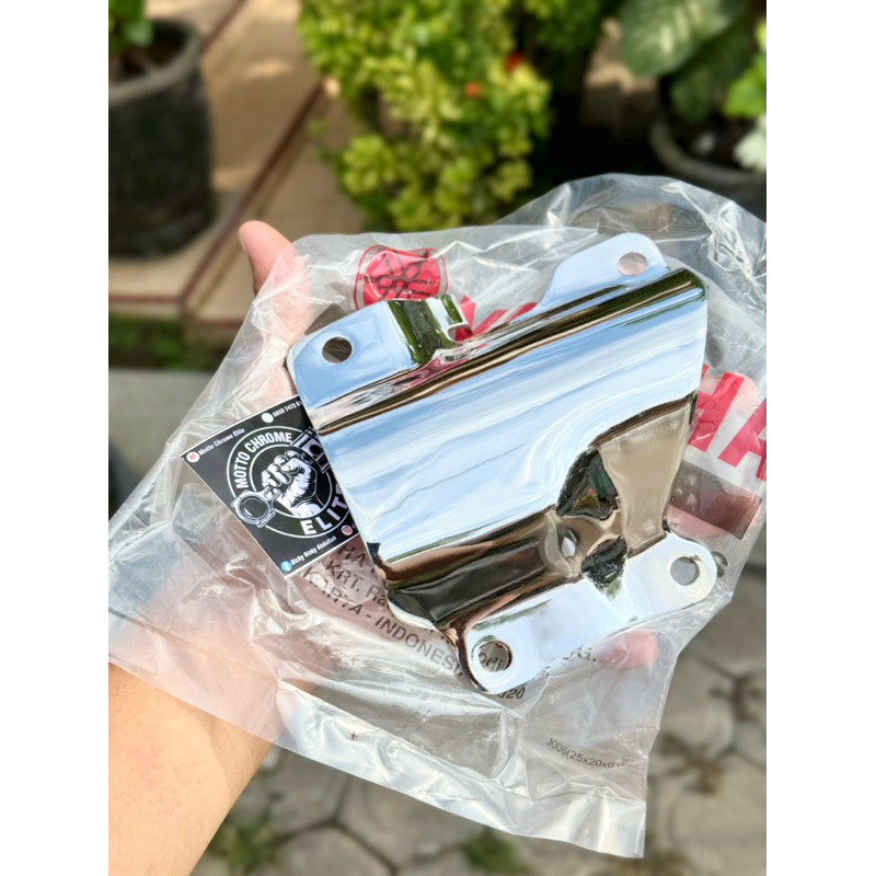 CHROME PELINDUNG DINAMO STATER FIZR ORIGINAL TUTUP DINAMO STATER FIZ R FIZR