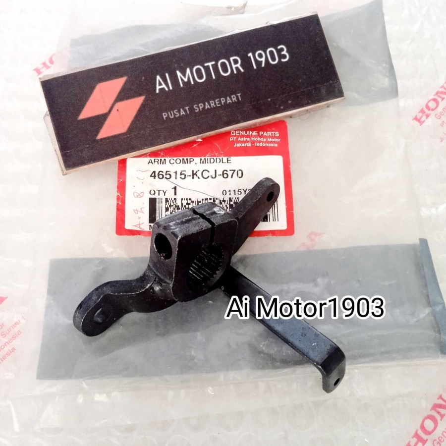 ARM COMP BRAKET TUAS PENARIK REM BELAKANG TIGER REVO AHM 46515-KCJ-670