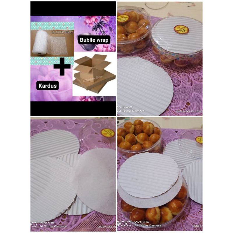 

Kardus + Buble wrap