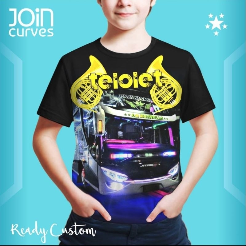 Kaos anak Om Telolet estrella