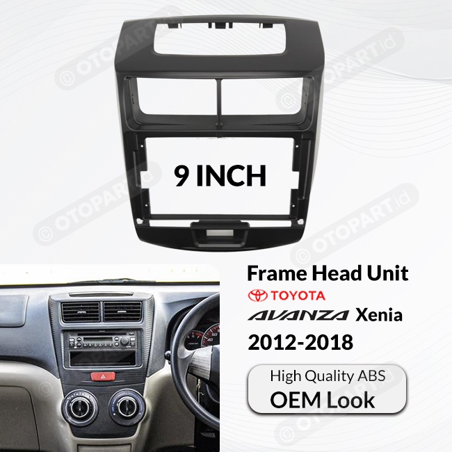 Frame Head Unit New Avanza-Veloz / Xenia 2012-2018 9″ inch