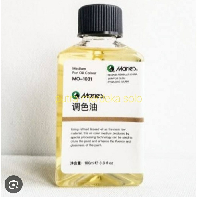 

Maries Oil Painting Medium For Oil Colour 718 75 ML Cat Minyak Maries
