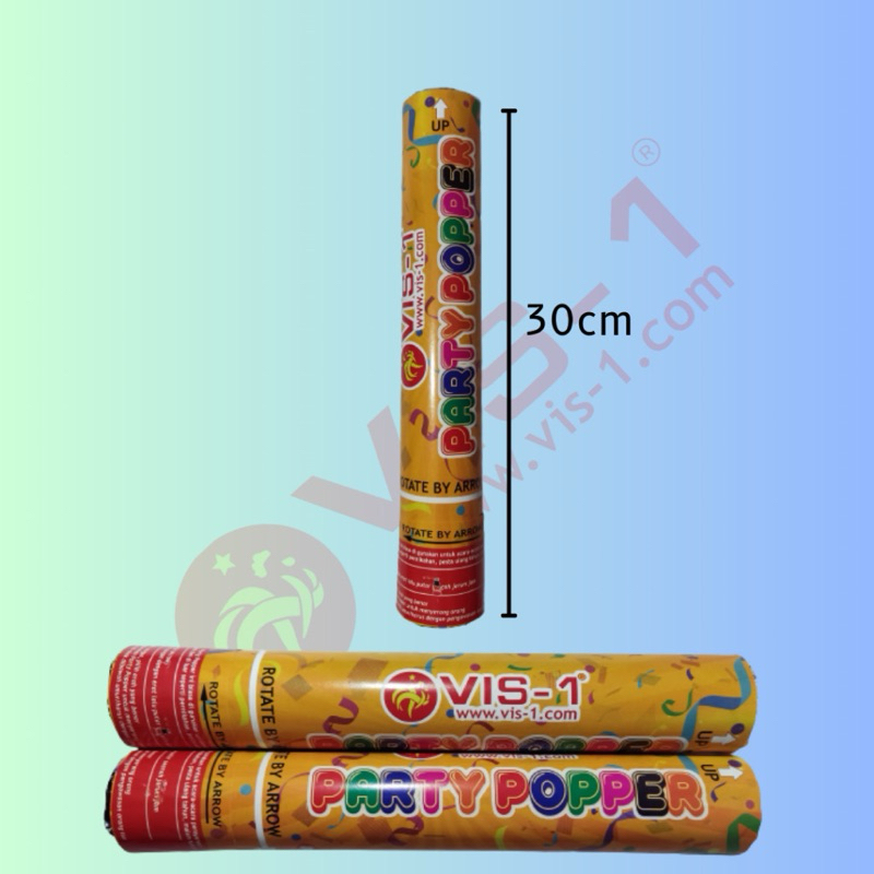 

Poper ultah/Party poper murah /Konfeti/Confeti 30CM