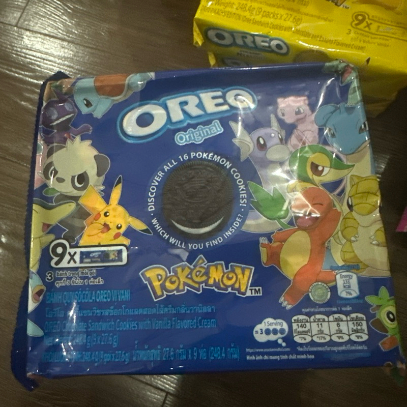 

oreo pokemon krim original berhadiah kartu