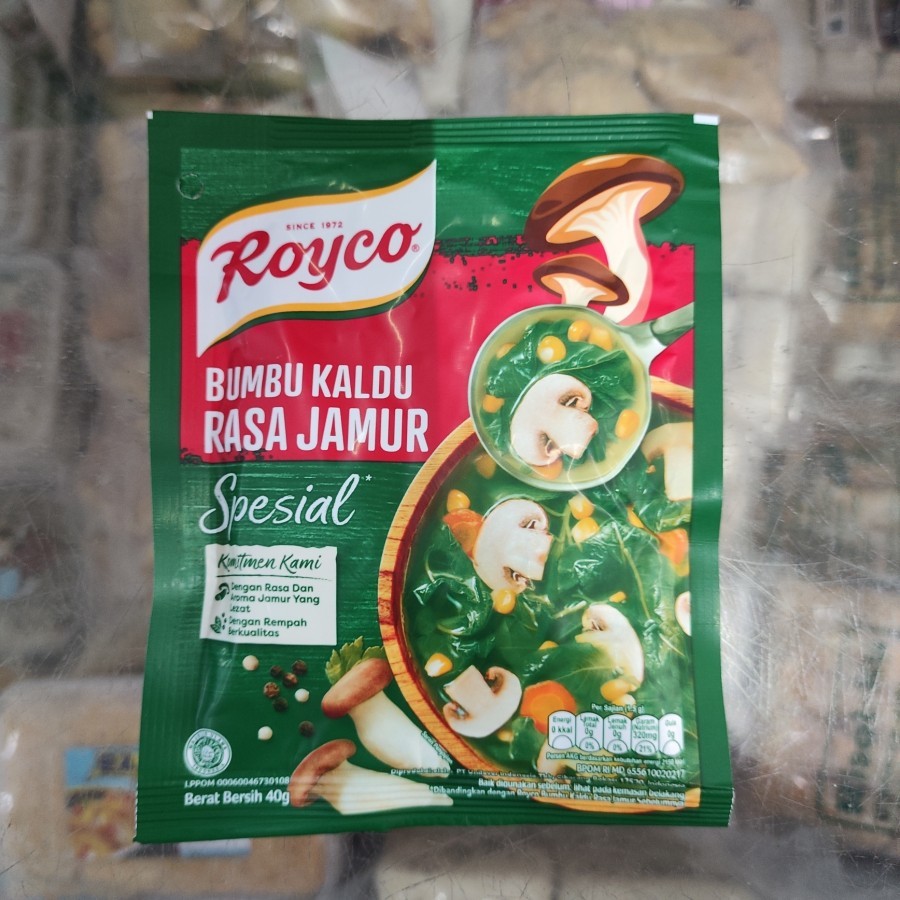 

Royco bumbu kaldu rasa jamur 40 gr