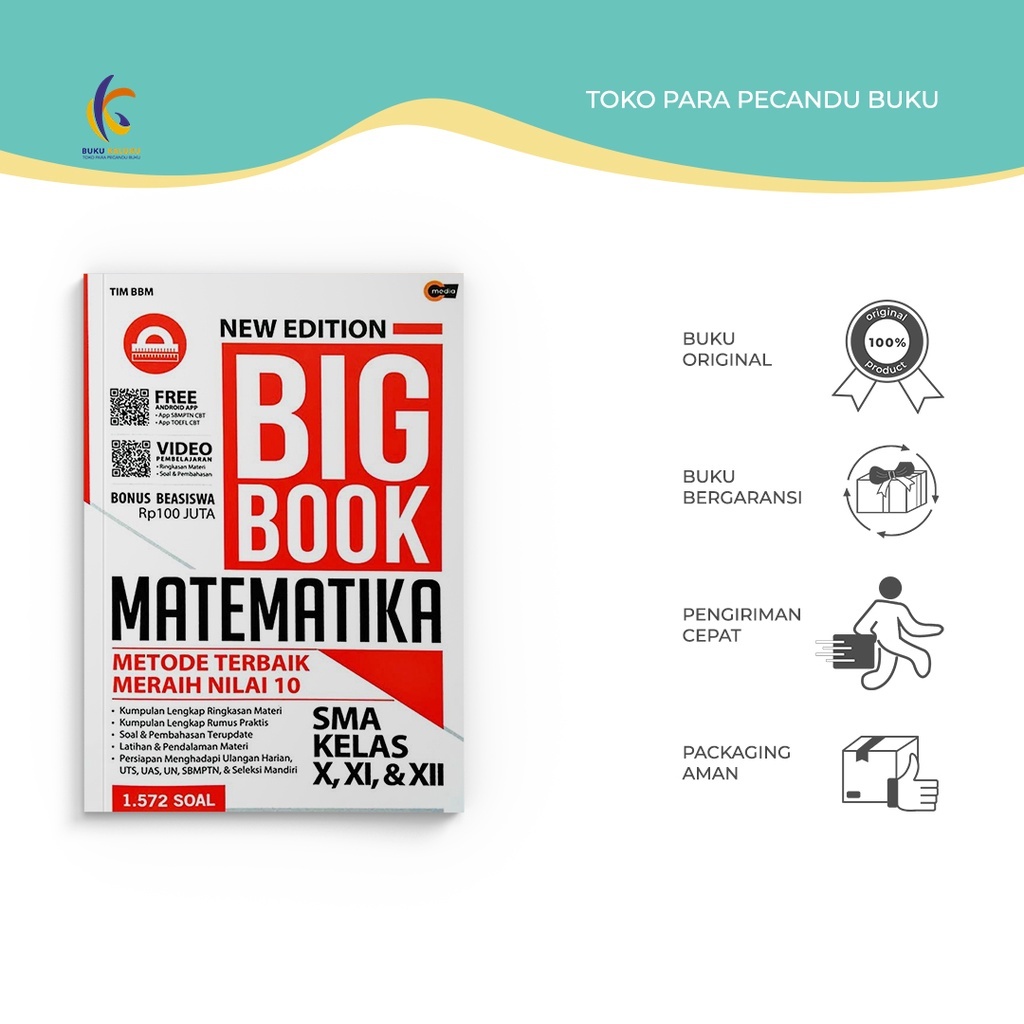 Buku Pendidikan - New Edition Big Book Matematika Sma Kelas 1, 2, 3 - Tim Bbm - CMedia - Bumifiksi