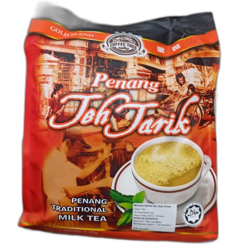 

Coffee Tree Penang Teh Tarik Tradisional Milk Tea Isi 15s