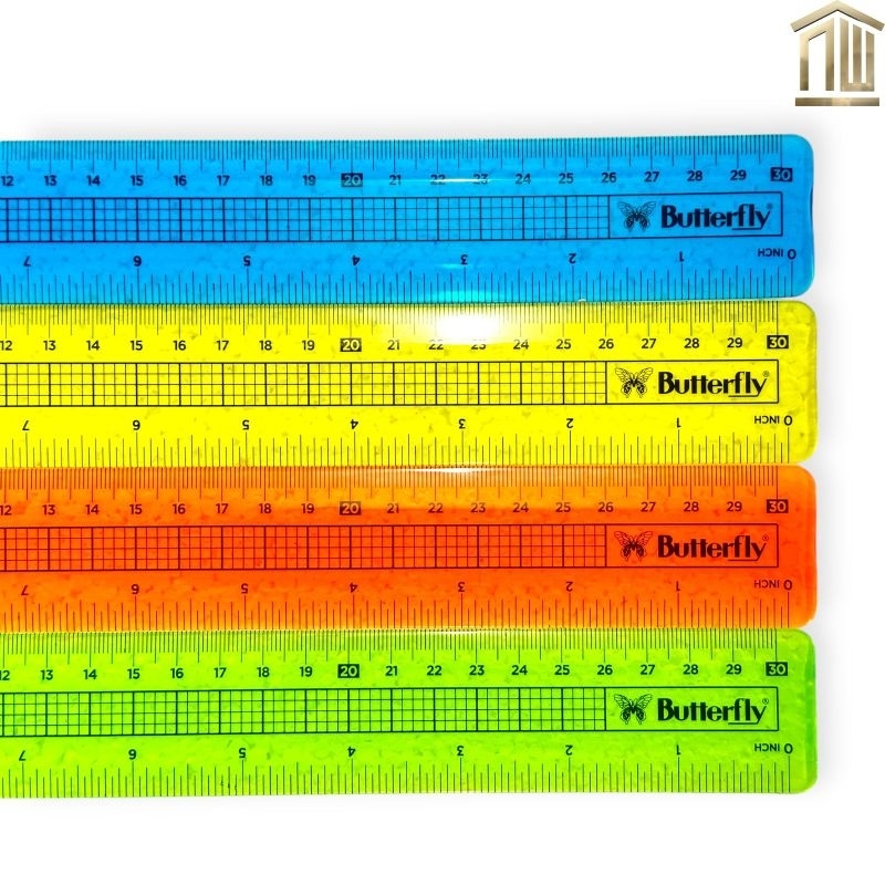 

Penggaris Fleksibel / Penggaris Lentur 30cm Butterfly