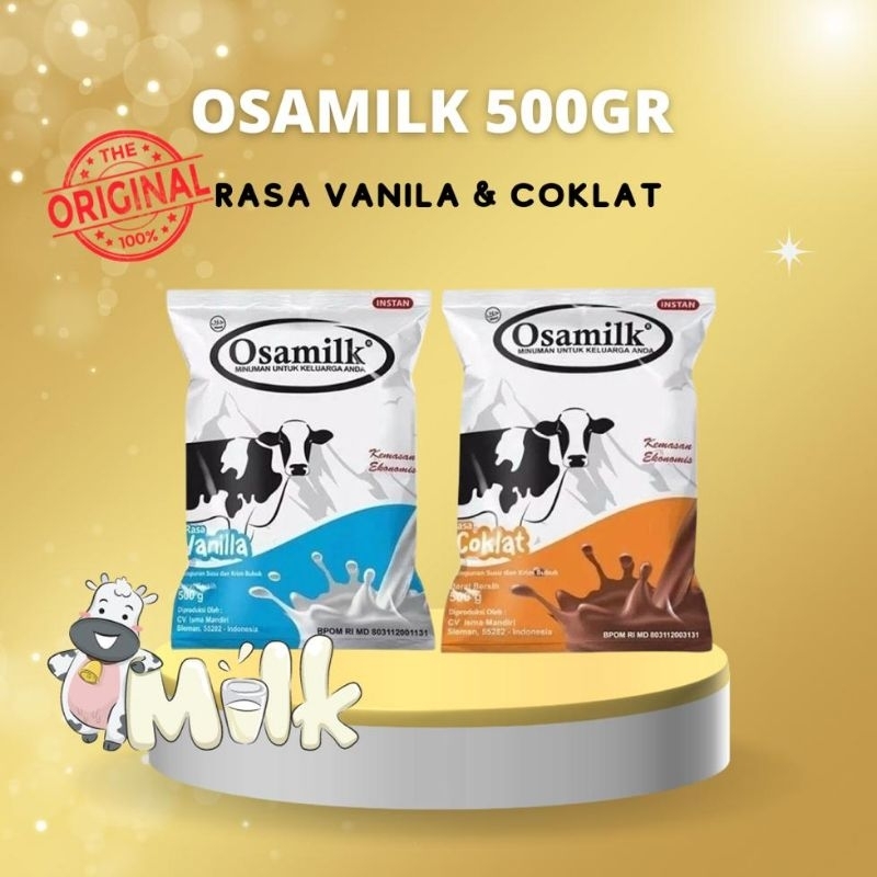 

[ Terlaris ] Osamilk 500gr Susu penggemuk badan - Rasa Coklat & Vanila